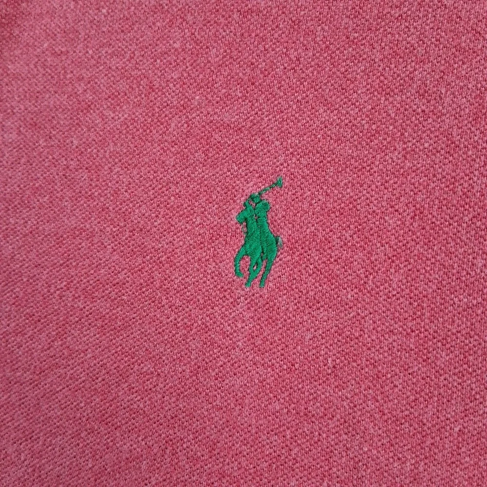 Polo Ralph Lauren Mens Polo XXL Red Pink Short Sleeve Pique Pony Logo 19121